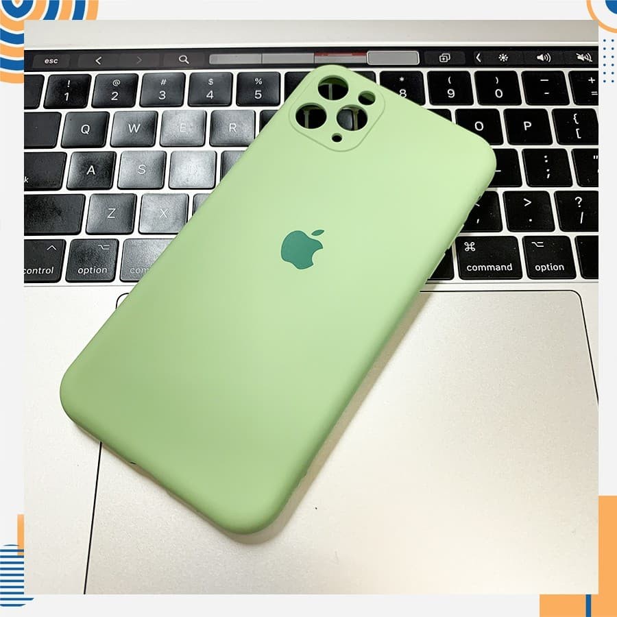 Ốp lưng chống bẩn logo táo iPhone 11 Pro Max
