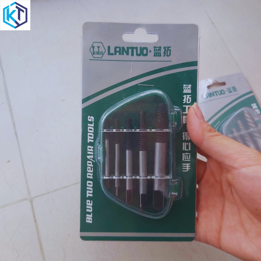 Bộ tháo nhổ ốc gẫy có ren vặn ngược Kintech