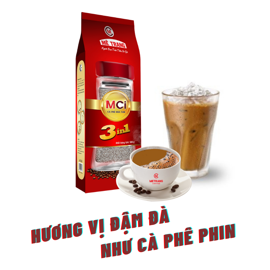 Cà Phê hòa tan sữa 3in1 (MCi) - Mê Trang - túi 500g