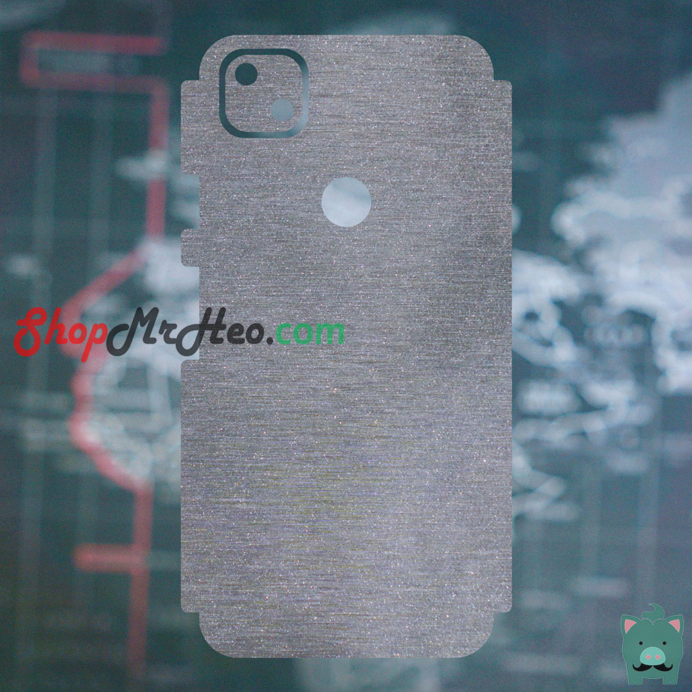 [HCM]SKin Dán Mặt Sau Lưng Vân Nhôm Google Pixel 4a