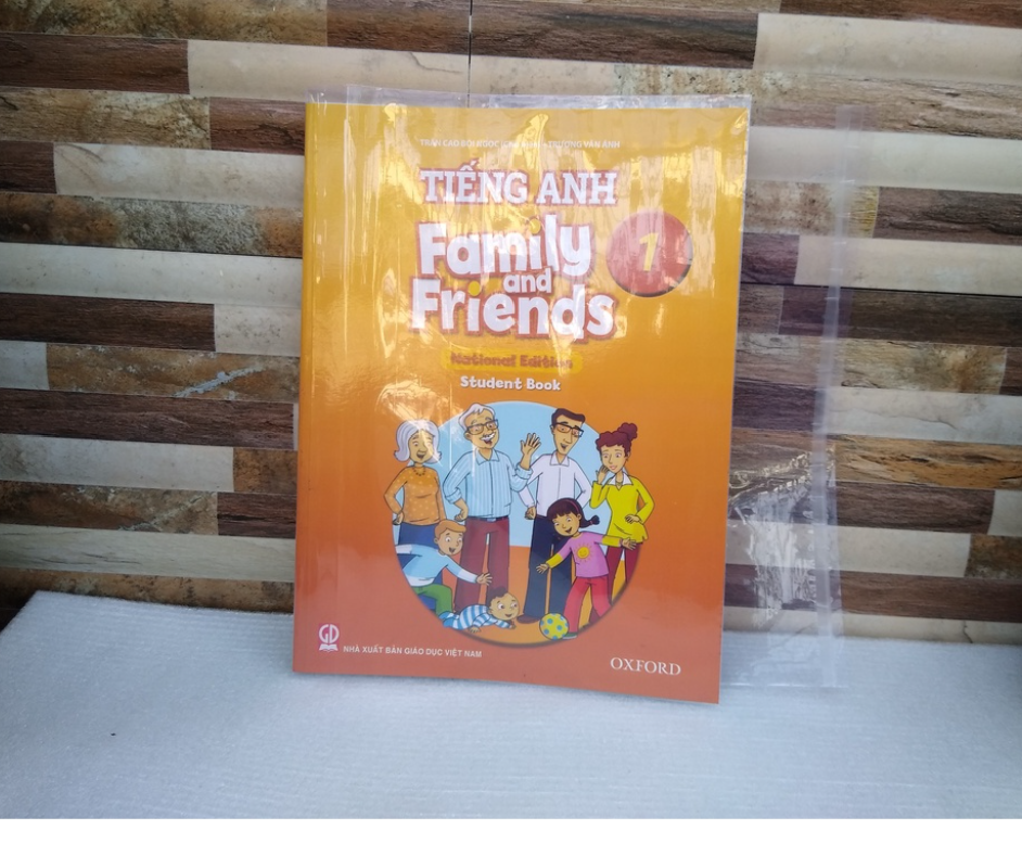 Bìa bao sách tiếng anh letgo - family and friends - 3 cái