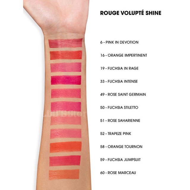 💎[ CHÍNH HÃNG ] Son YSL Rouge Volupte Shine - Đủ Màu💯