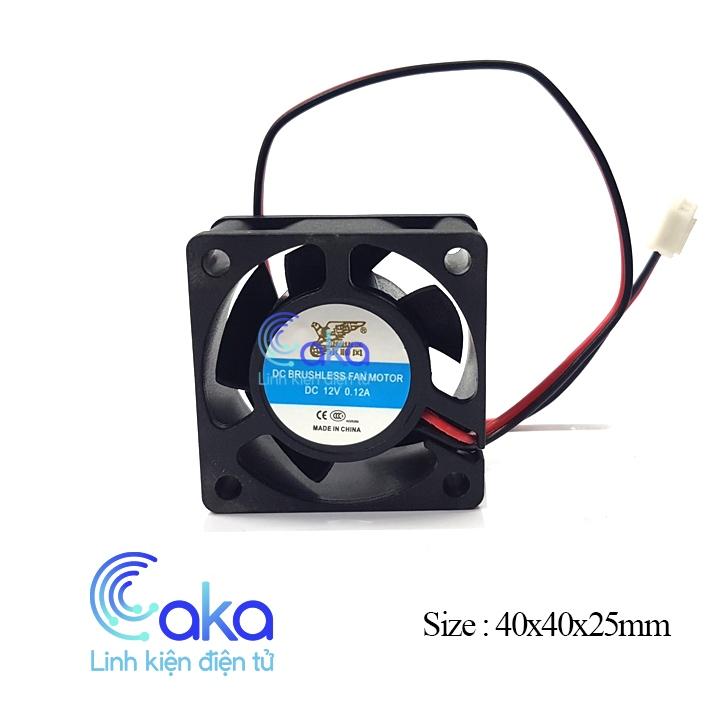 Quạt tản nhiệt 12V 4x4 x2.5cm