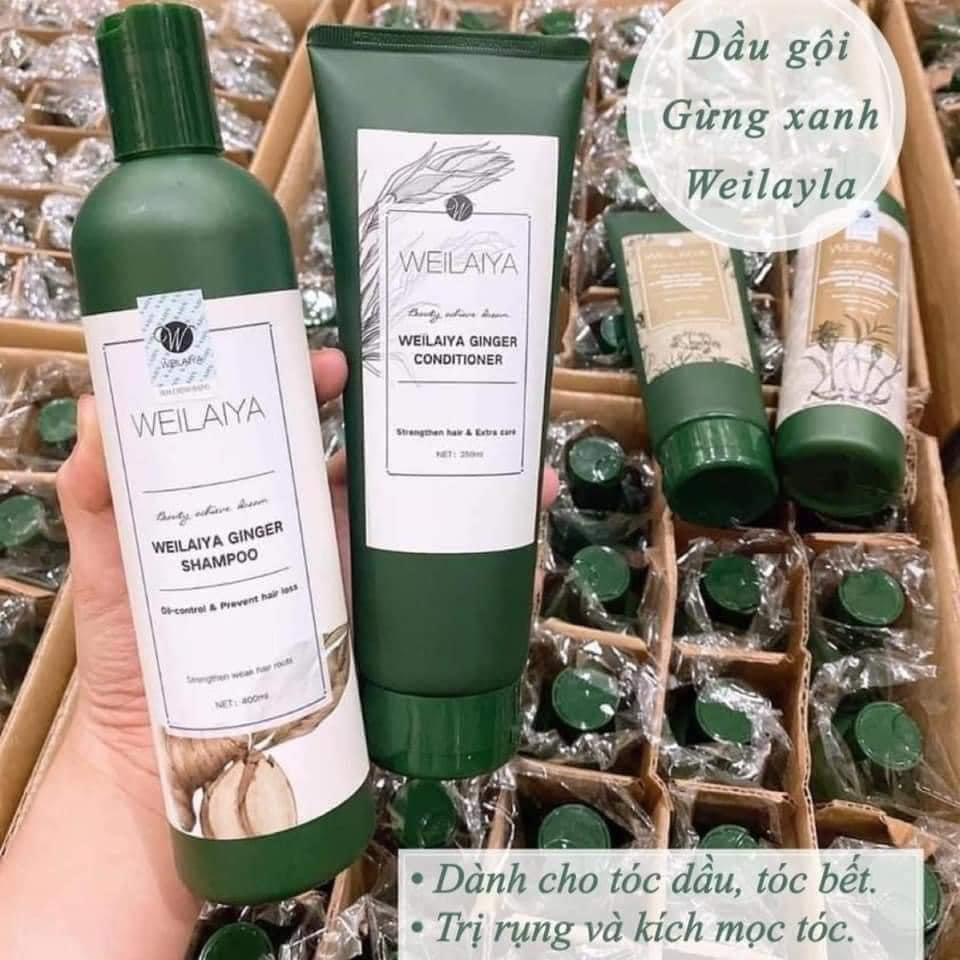 Cặp gội gừng trắng giảm rụng tóc Weilaiya