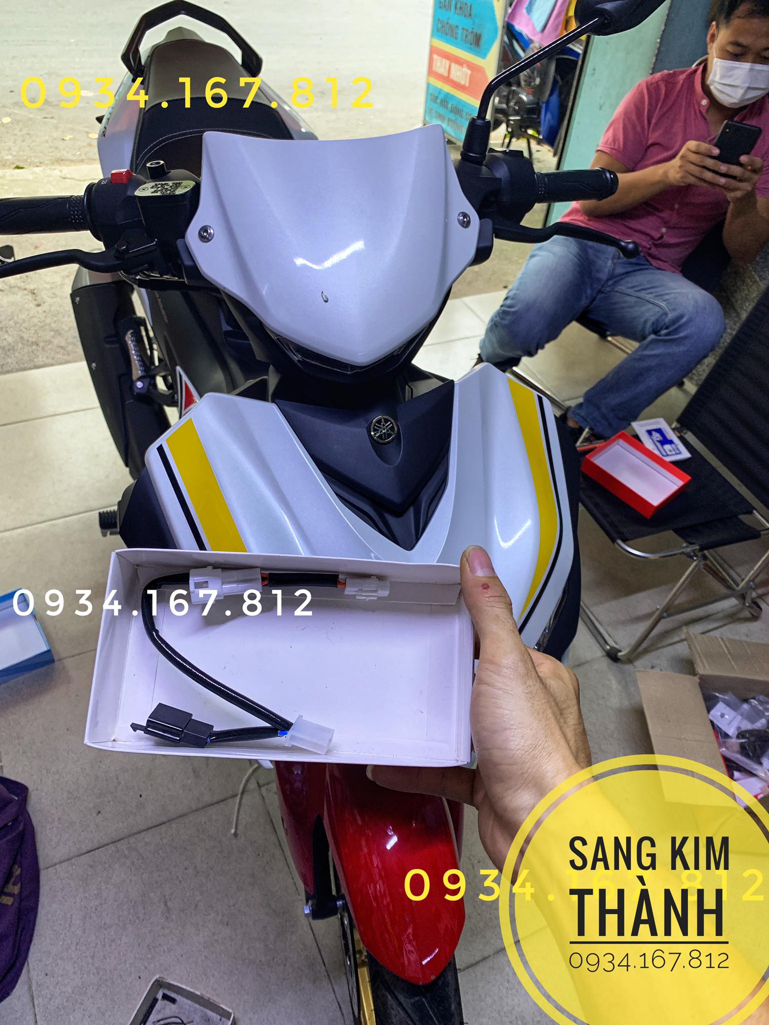Mạch Bật Đèn Pha Giữ Đèn Cos xe Exciter 155 vva