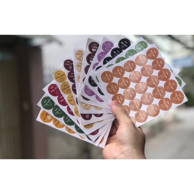 Tem bánh trung thu 25 tờ 1 nhãn