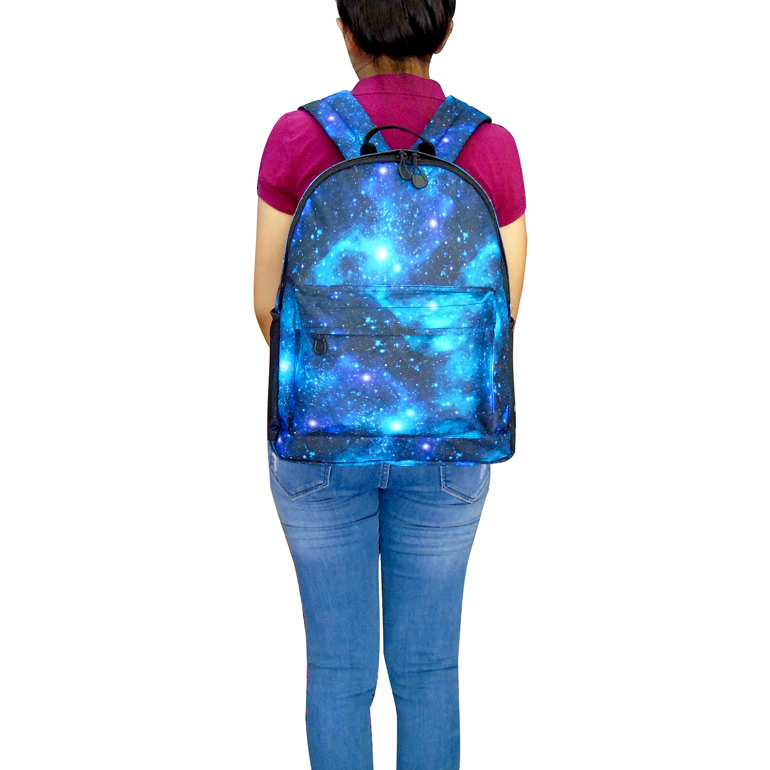Balo Thời Trang Nam Nữ Galaxy Xanh Dương