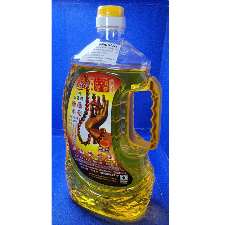 Dầu cát tường lưu ly 2 lít màu vàng