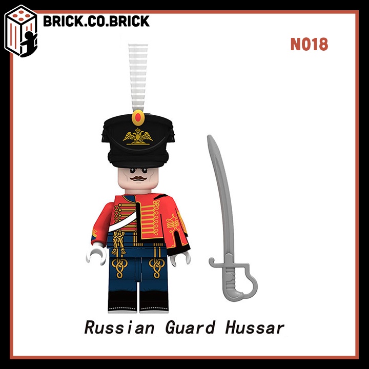 Đồ chơi tướng lính quân đội nga xô viết mô hình lắp ráp quân sự army n017 n020