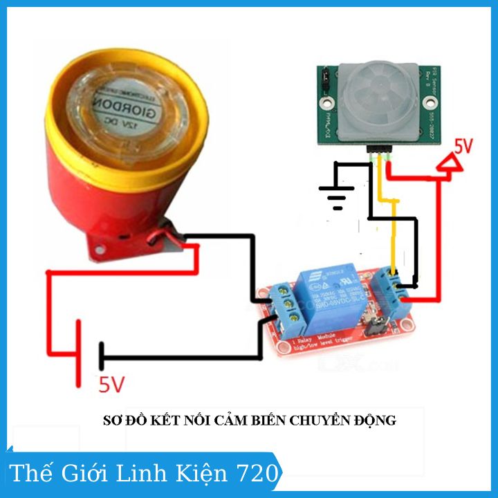 Module cảm biến chuyển động SR501