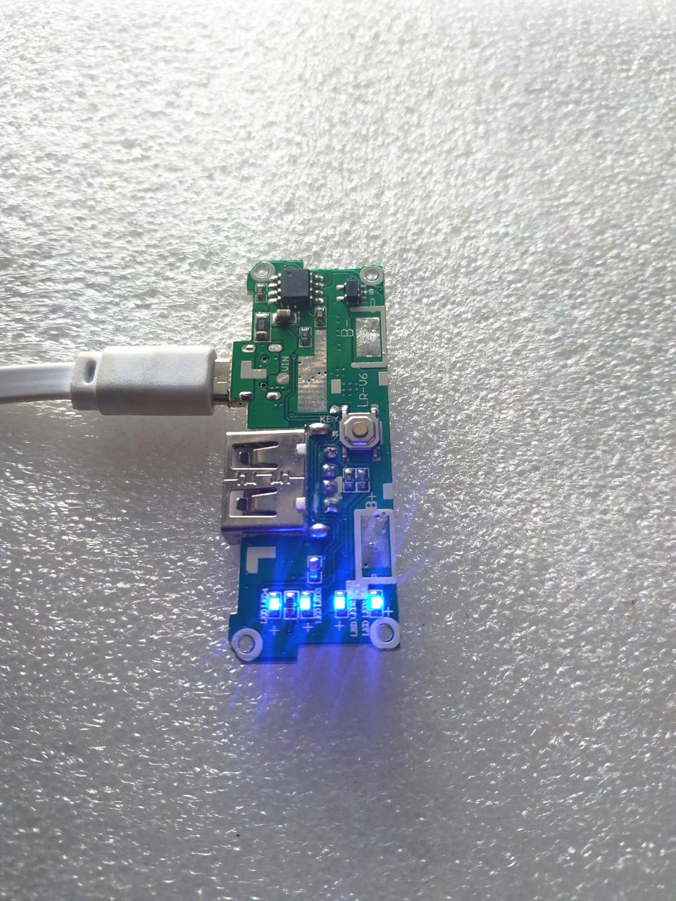 Mạch sạc dự phòng 5V2A (KV04) xanh lá
