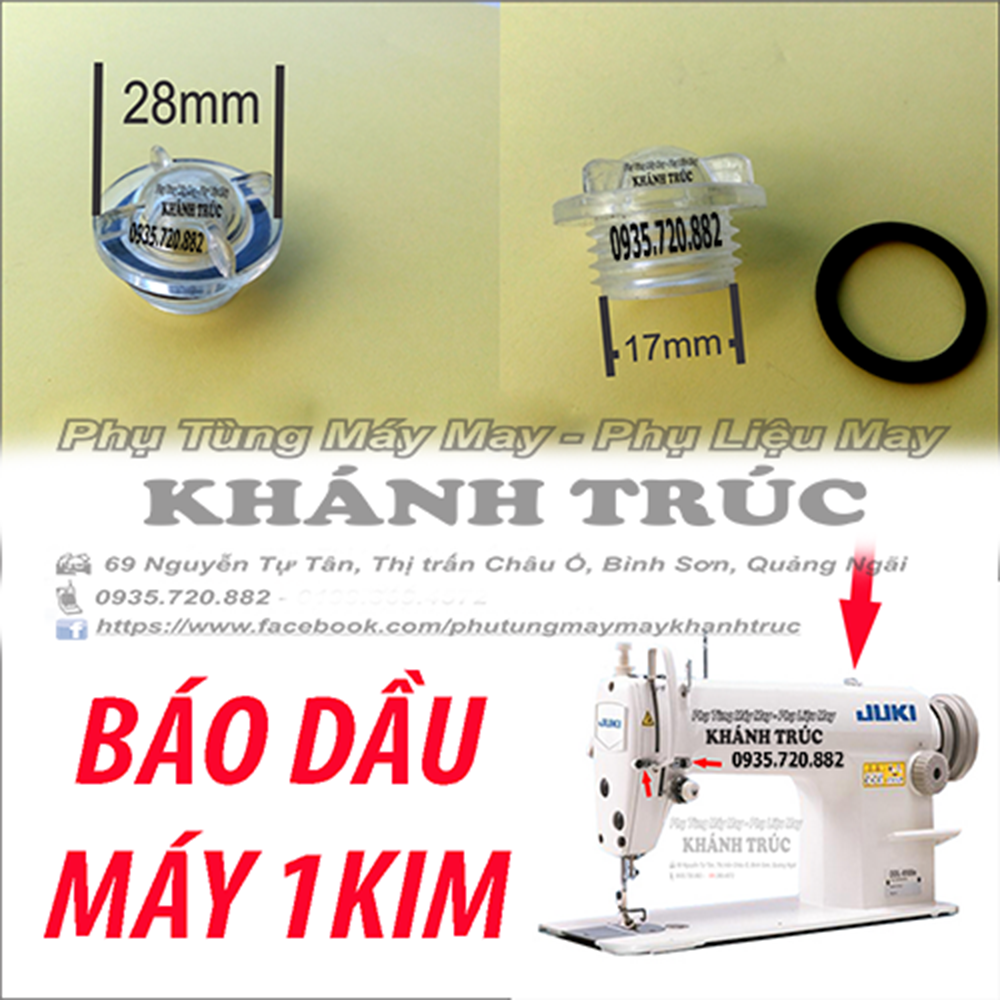 Báo dầu 1kim Juki máy may công nghiệp