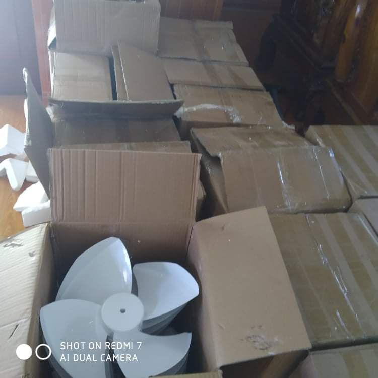 cánh quạt hơi nước 34cm lỗ  trục 8ly