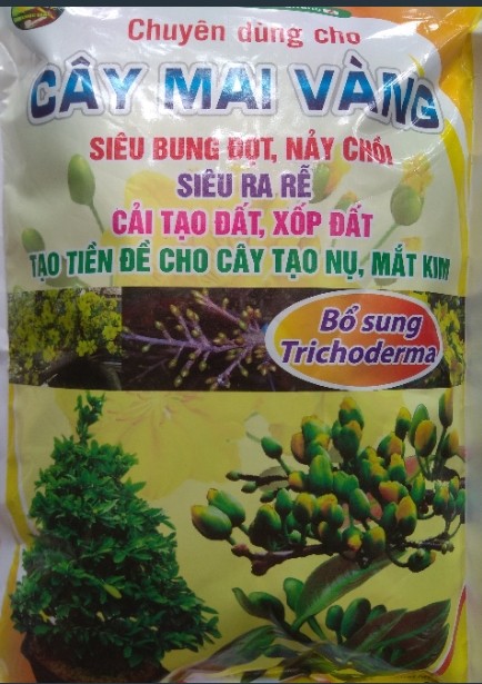 Combo chăm sóc mai vàng sau khi ra hoa ( 1 kg gói phân bón gốc+ 1 chai 100ml phun bung đọt, ra rễ)