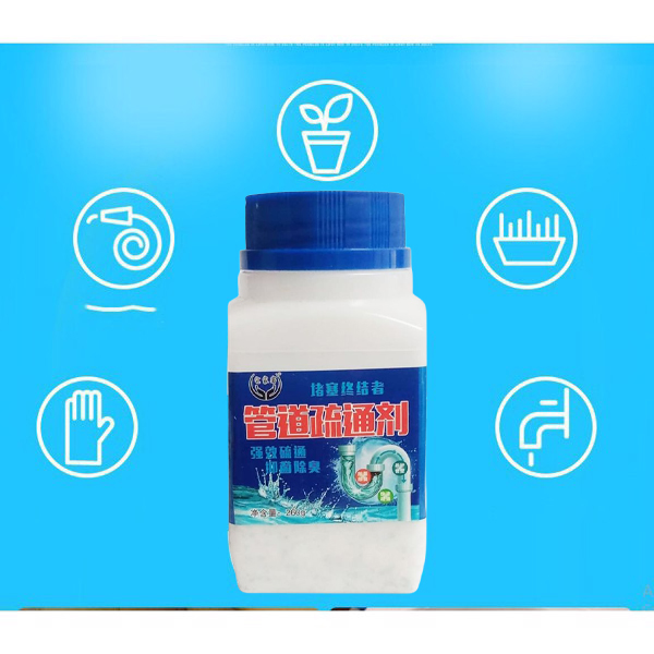 Chai Bột Thông Cống Cực Mạnh 268gr