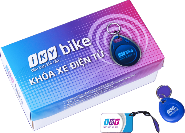 Khóa Chống Trộm Xe Máy Thẻ Từ Iky Bike
