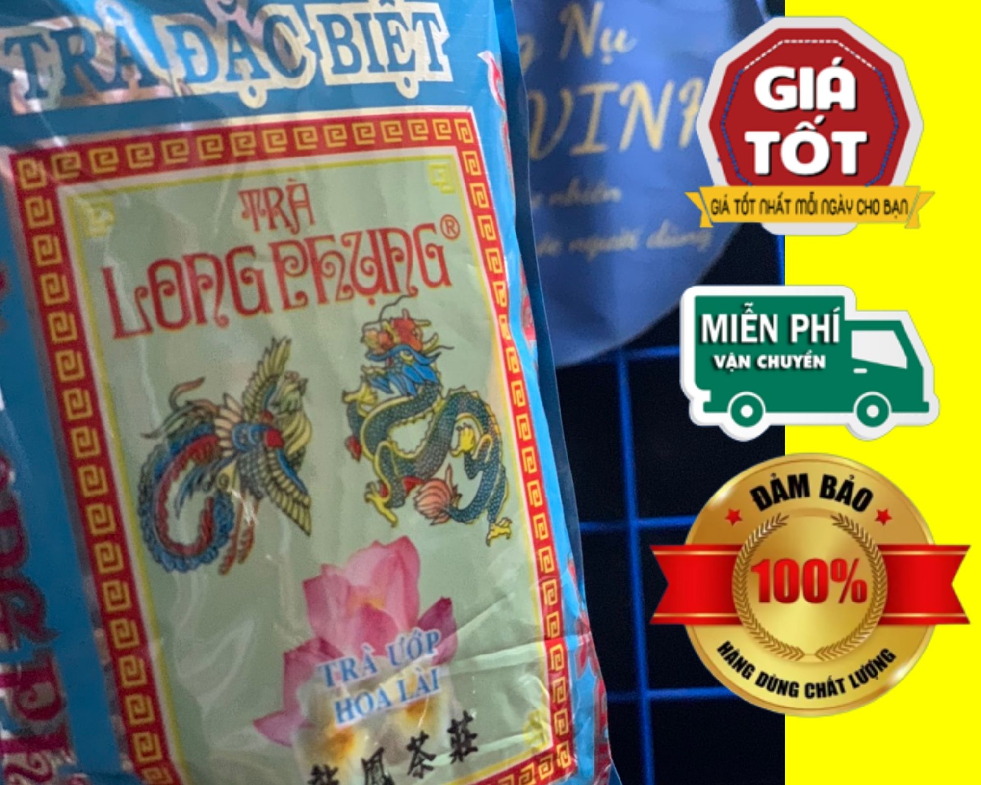 Trà Long Phụng Hàng Loại 1 Gói 100gr