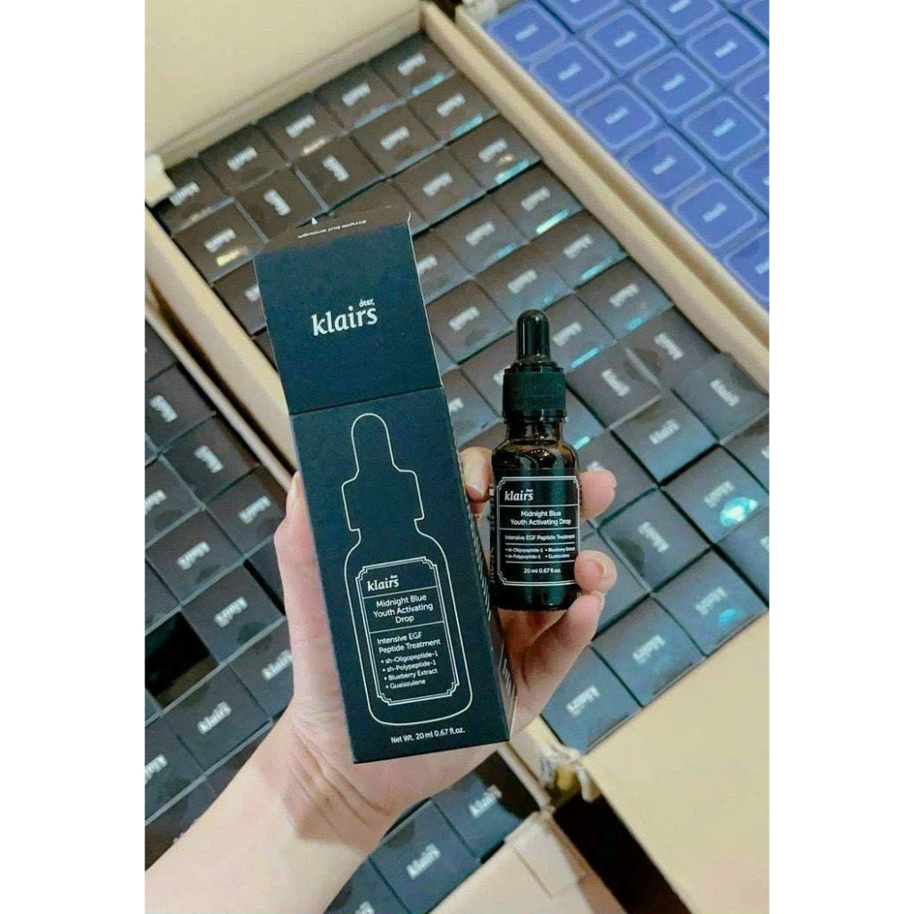 Tinh Chất Làm Dịu, Phục Hồi Da Klairs Midnight Blue Youth Activating Drop 20ml