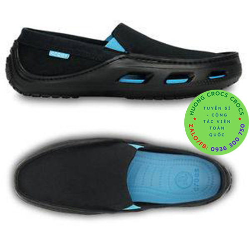 GIÀY VẢI CROCS TIDELINE CANVAS CHO NAM MÀU ĐEN