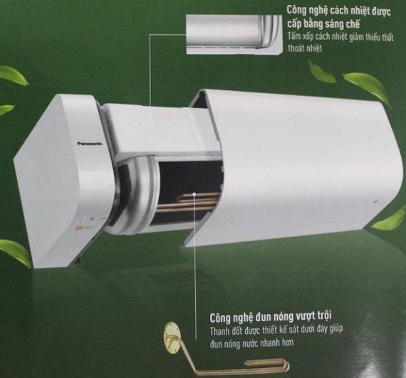 Bình Nóng Lạnh Panasonic 15 Lít (DH-15HAM)