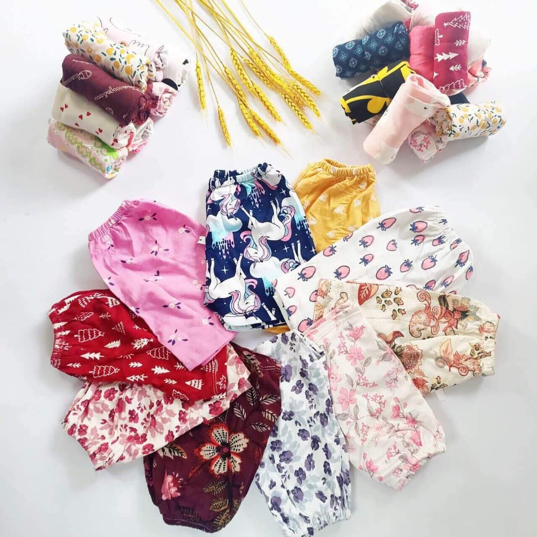 Quần thun cotton bé gái (15-30kg)