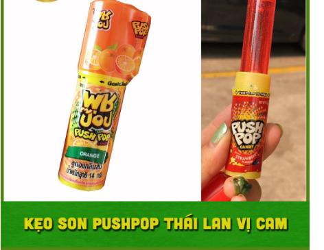 [siêu rẻ] Combo 2 kẹo son môi PUSH POP Mỹ bản Thái Lan
