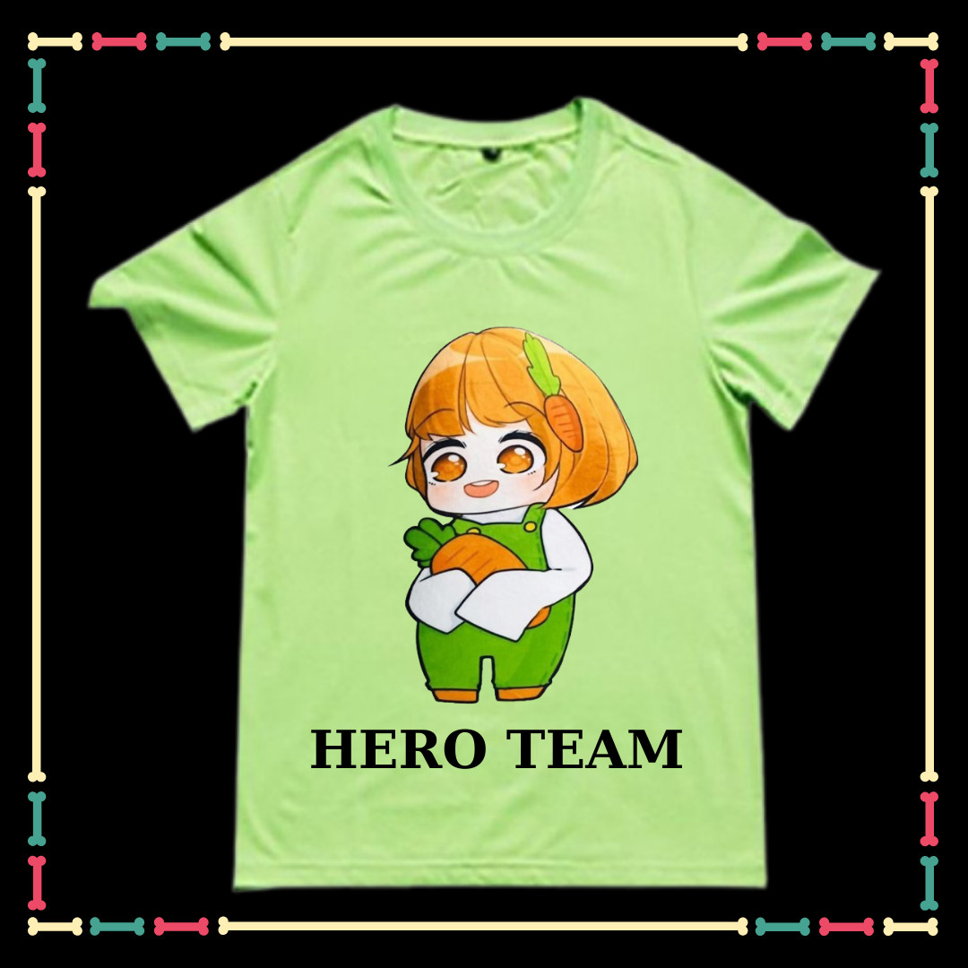 Áo Thun Hero cho bé gái siêu xịn xò đủ size áo từ 10kg đến 90kg