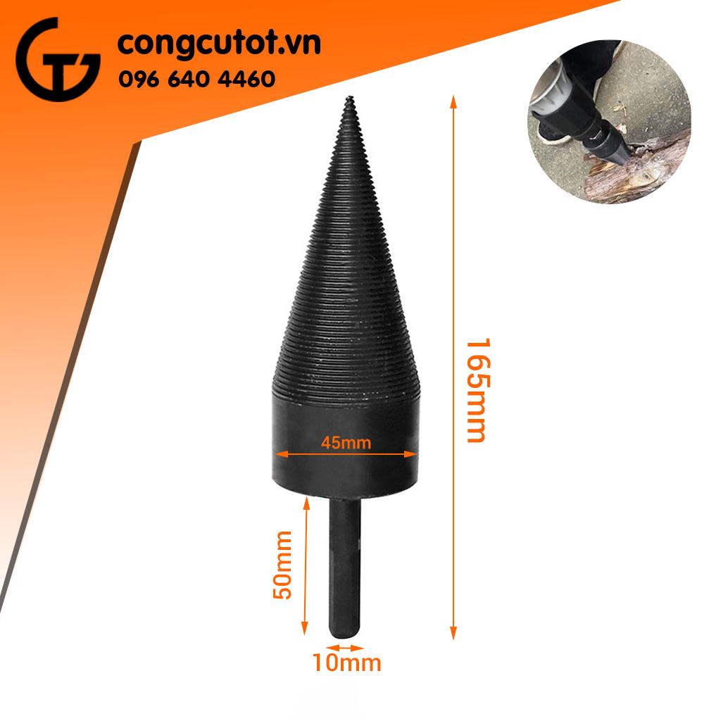 Mũi chẻ củi các cỡ 32,38, 42, 45, 50mm