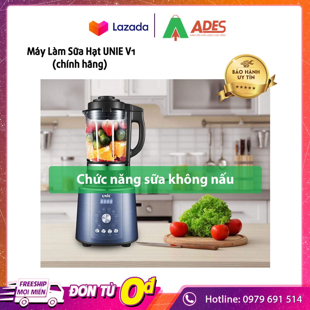 [SALE SỐC] Máy Làm Sữa Hạt UNIE V1 - Bảo Hành 1 NĂM