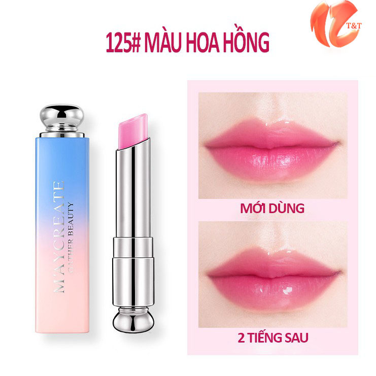 Son đổi màu dưỡng ẩm môi Maycreate