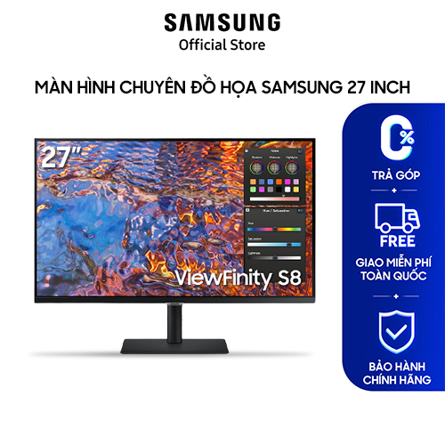 Màn Hình Samsung ViewFinity S8 UHD Dòng 27 inch S80PB