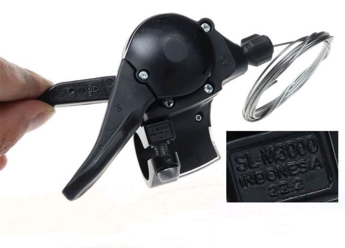 Bộ tay đề Shimano Acera M3000 27S thế hệ mới rất nhạy và bền, tay trái 3, tay phải 9