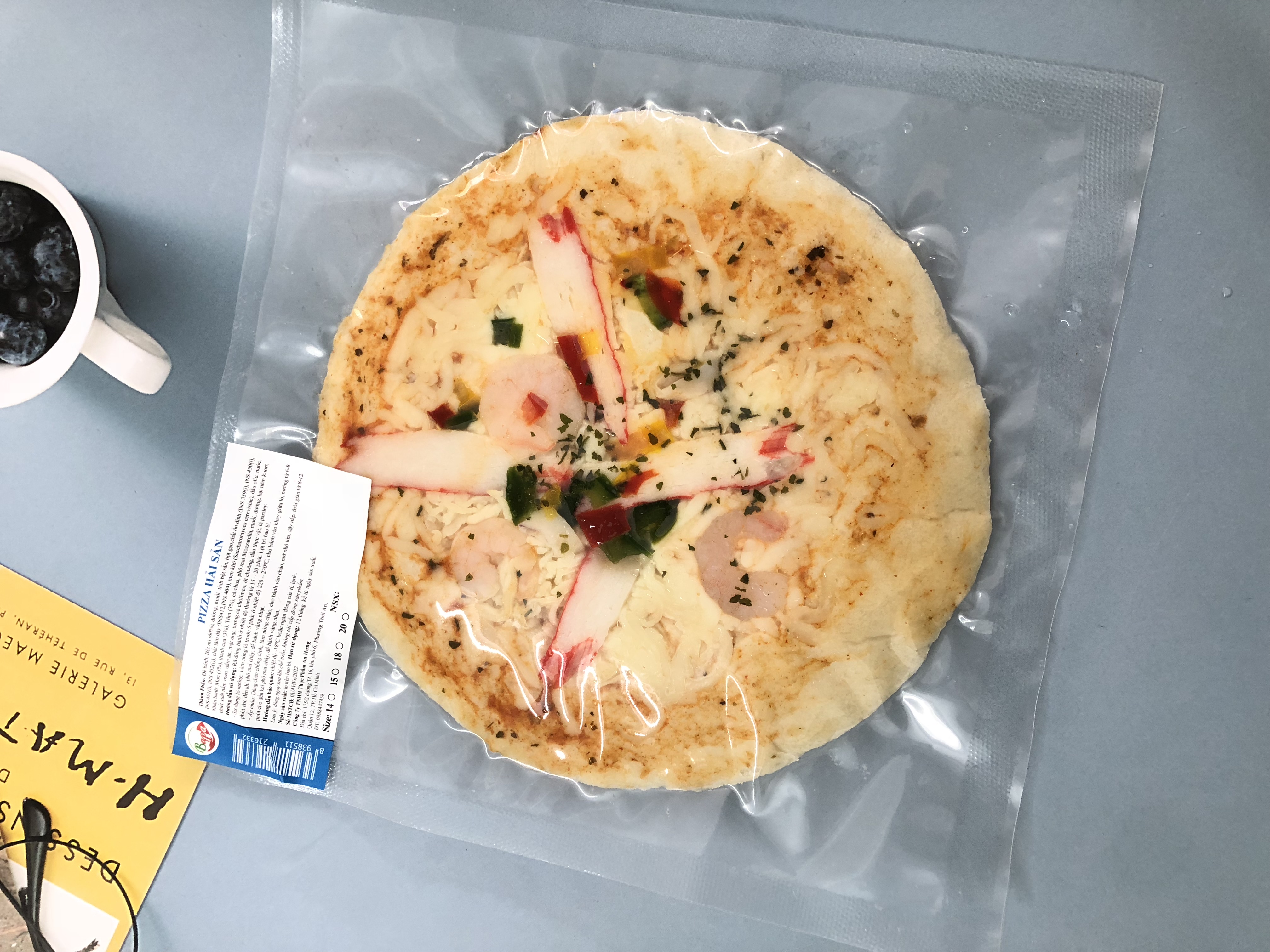 Pizza hải sản bapa - túi - 150g