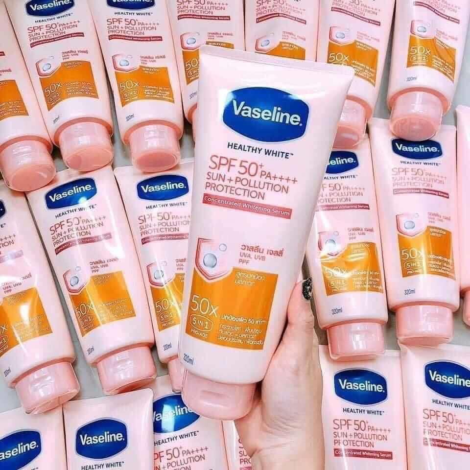 Kem dưỡng da chống nắng Vaseline 50X Thái Lan (320ml)