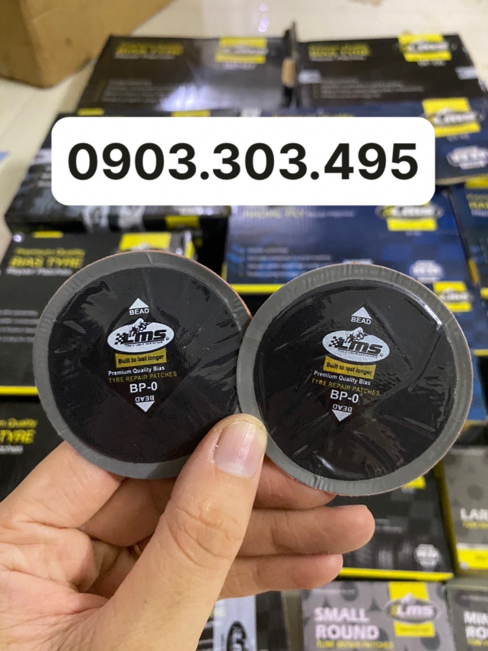 Hộp miếng vá lốp bố chéo LMS BP-00
