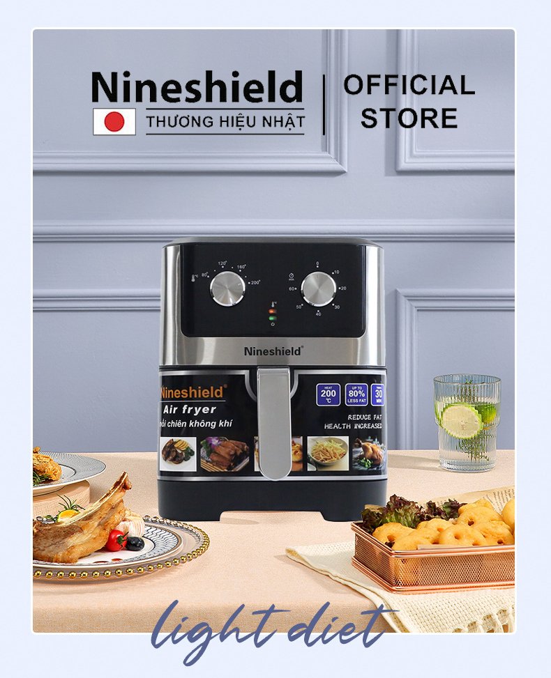Nồi Chiên Không Dầu Nineshield