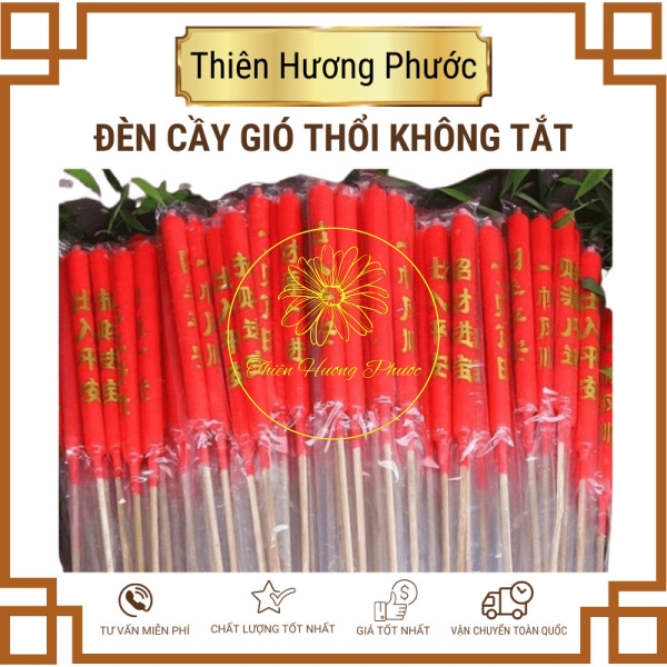 Đèn cầy cúng cô hồn không tắt