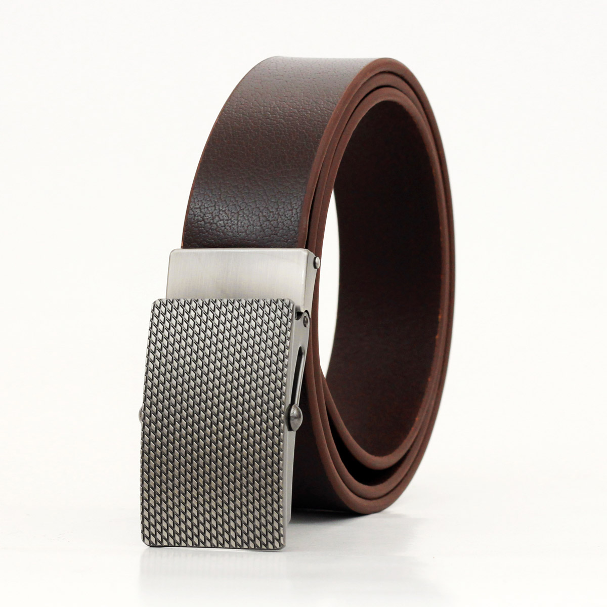 Thắt lưng khóa lăn SML01, da bò nguyên tấm bền bỉ, khoá lăn (khoá kéo) hợp kim không rỉ, Anh Tho Leather