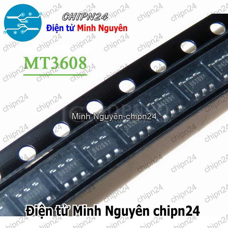 [2 con] (SOP) IC Dán MT3608 SOT23-6 Hàng Tốt (SMD) (B628 5V 1.2A) - HH004833