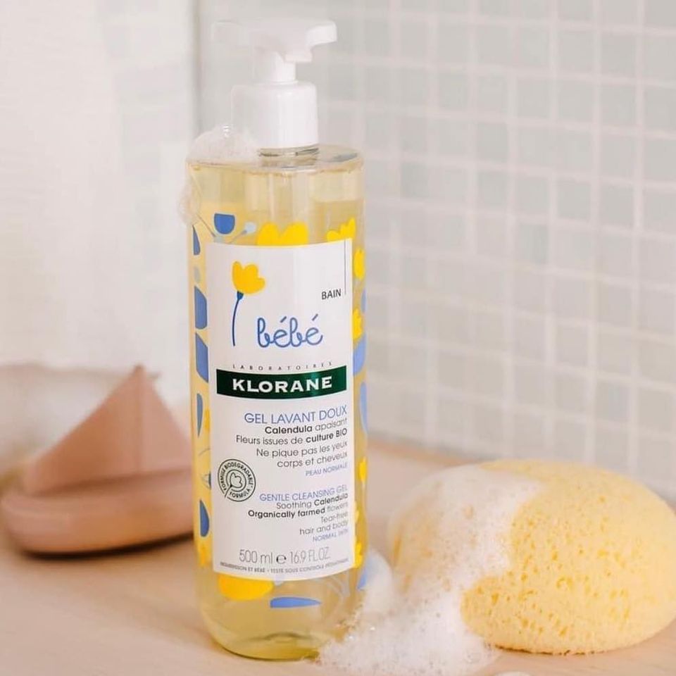 Sữa tắm gội 2 tỏng 1 KLORANE BEBE 500ml- Pháp