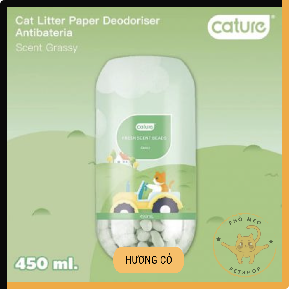 Hạt khử mùi cát vệ sinh Cature dành cho mèo