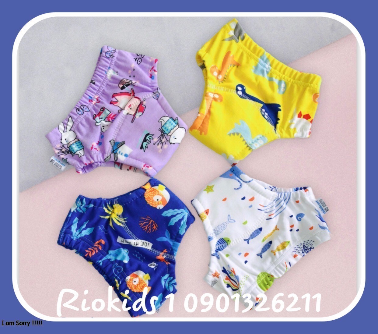COMBO 5 QUẦN BỎ BỈM RIOKIDS