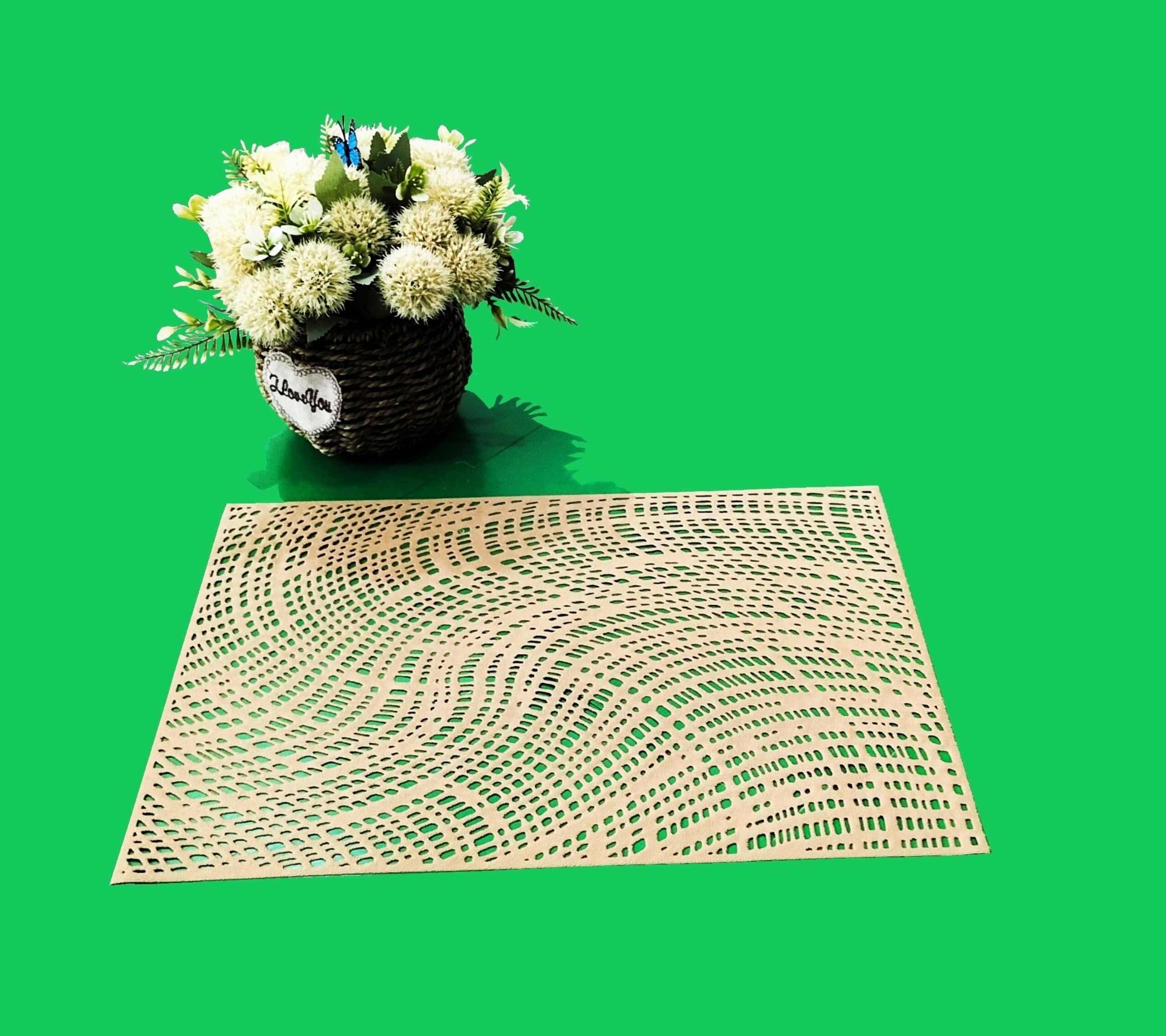 Khăn trải bàn (lót bàn ăn) FY 301-màu (30 x 45cm)