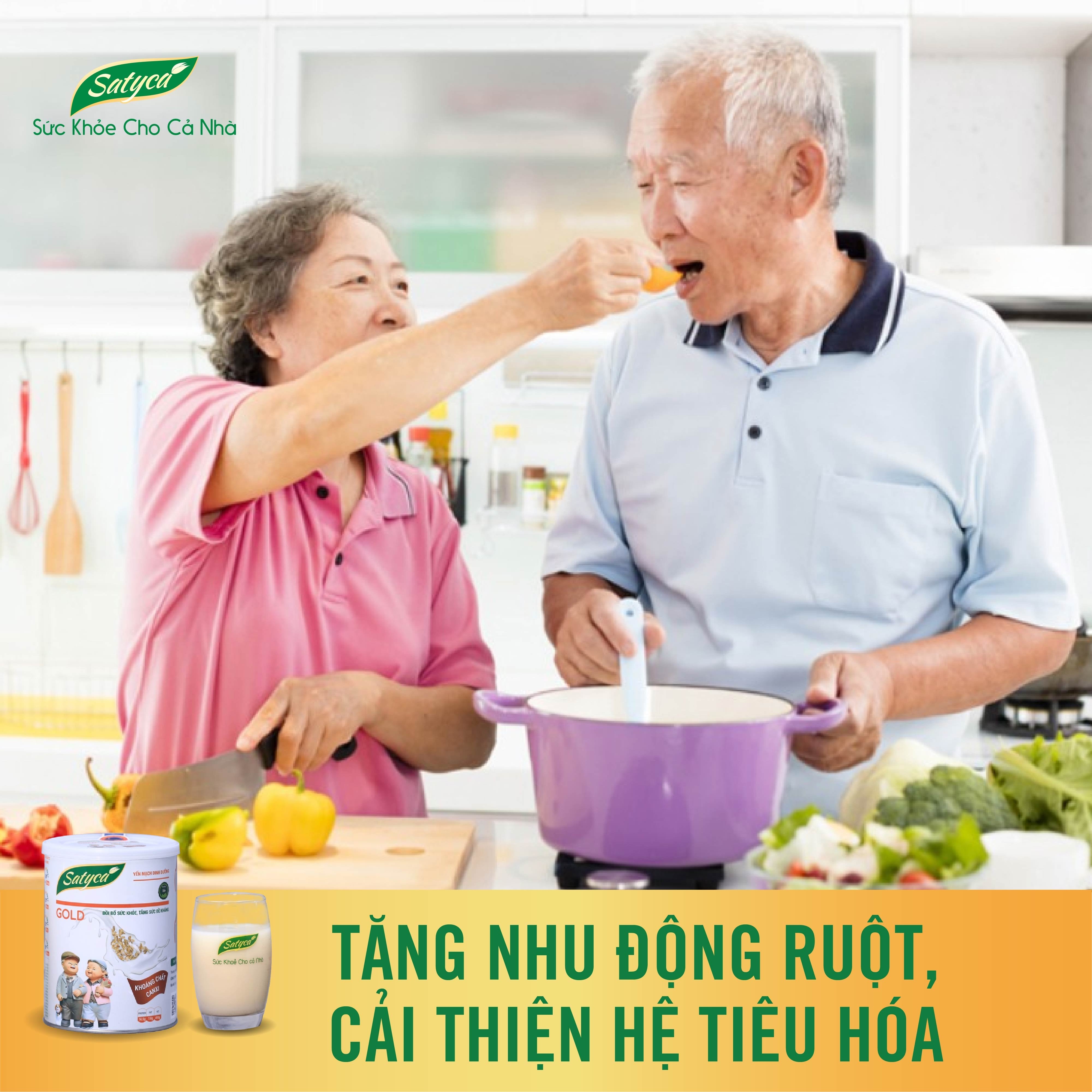 Sữa yến mạch dinh dưỡng Satyca Gold