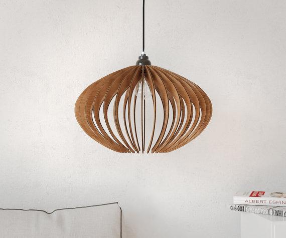 Đèn thả trần bằng gỗ thông Light Modern Lamp Chandelier