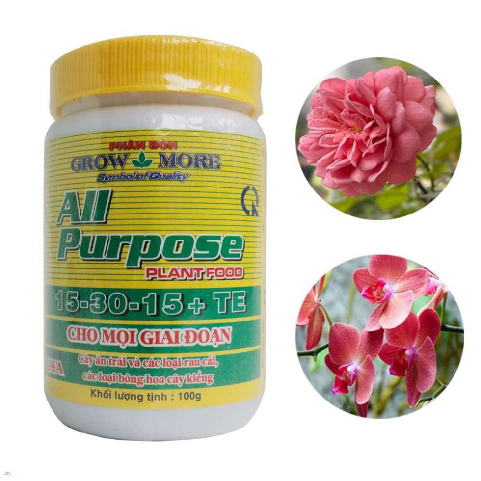 Phân bón lá npk growmore 15-30-15+te kích hoa, phát triển rễ - tăng đậu quả