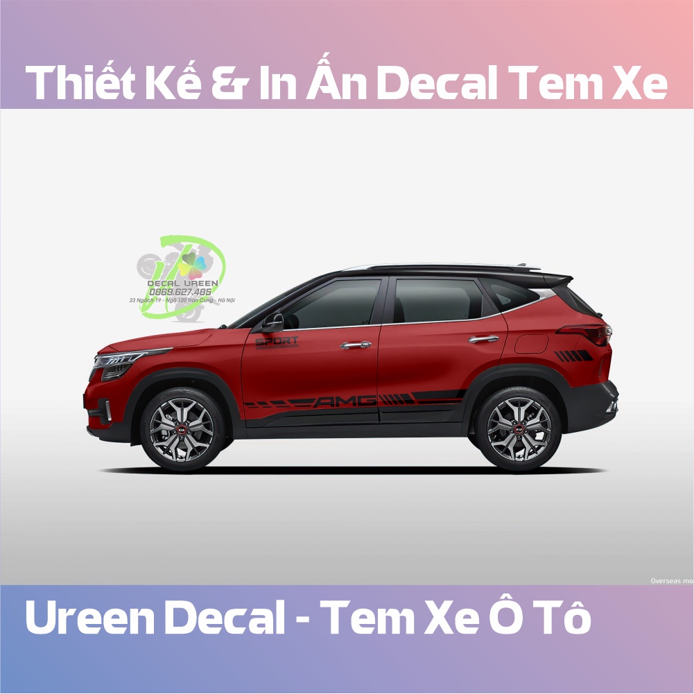 Decal Tem Xe SELTOS Mẫu 001