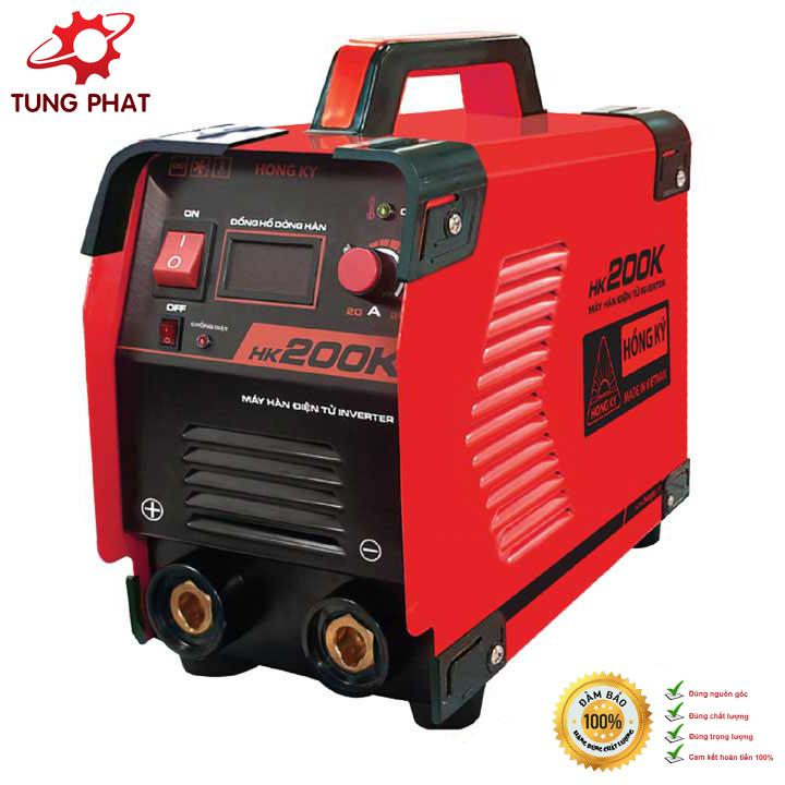 Máy hàn điện tử hk 200k ,1 pha 220v,tiết kiệm điện năng, hiệu suất làm việc cao, hàn cửa sắt, inox, vật dụng gia đình, công nghiệp, xây dựng - hàng chính hãng chất lượng cao - bảo hành 1 đổi 1 toàn quốc
