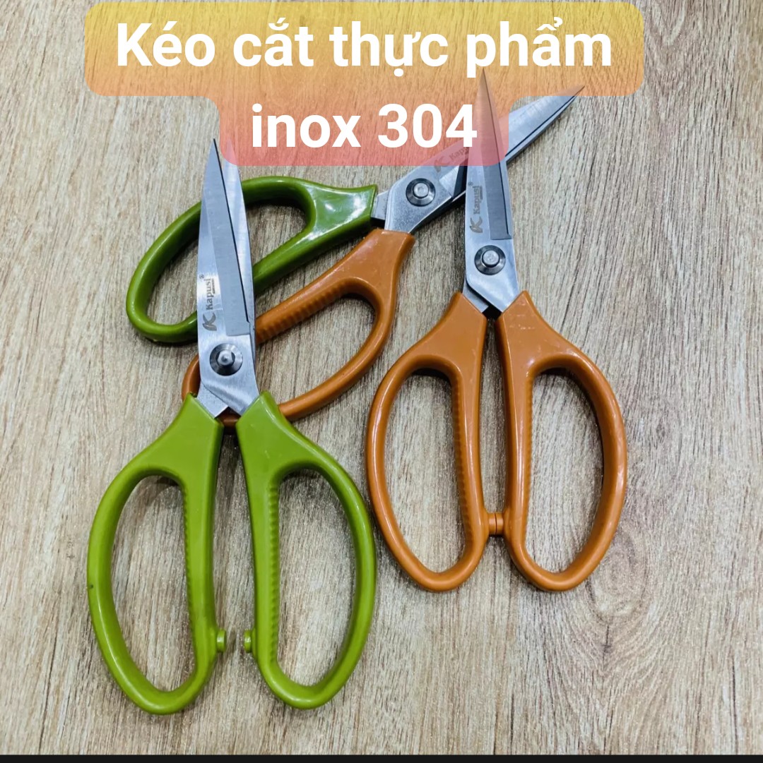 [HCM]KÉO CẮT THỰC PHẨM INOX 304 MADE IN JAPAN