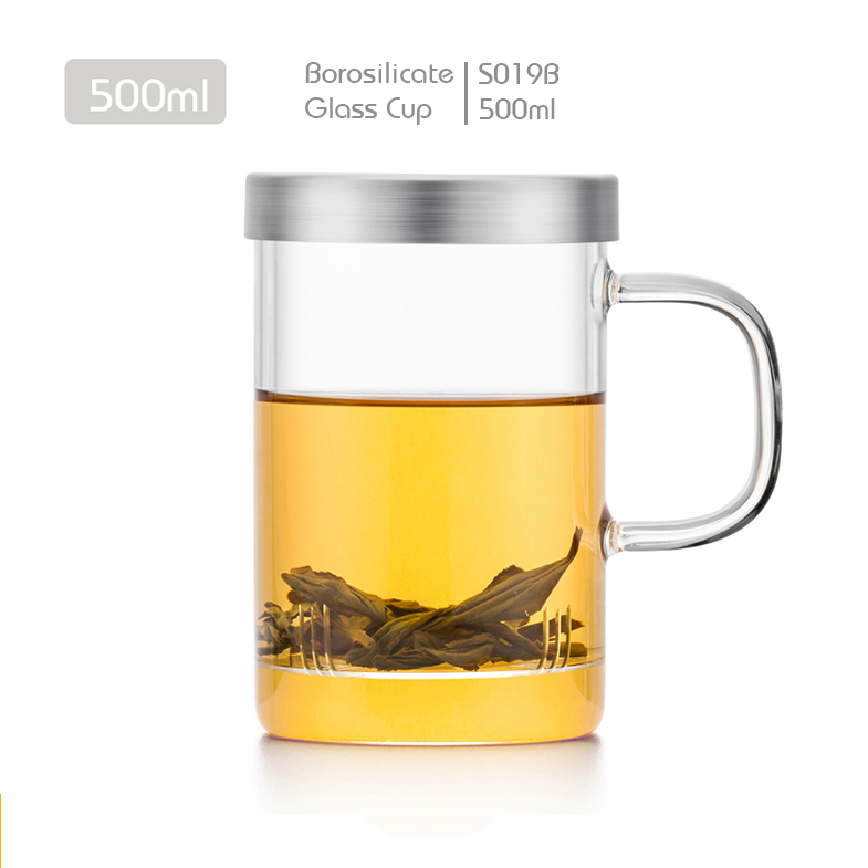 Ly lọc trà thủy tinh Samadoyo S019A 500ml (Trắng)